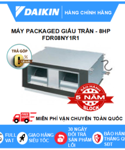 Máy Lạnh Packaged Giấu Trần FDR08NY1R1/RUR08NY1R1 - 8hp - Daikin 80,000BTU R410 - MỚI