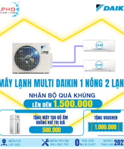 MKC50/ 1.0HP +1.5HP Combo Máy lạnh Daikin Multi S Model Thái lan
