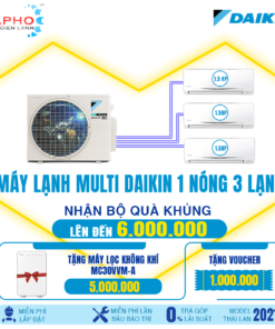 MKC70/ 1.5HP +1.5HP +1.5HP Combo Máy lạnh Daikin Multi S Model Thái lan