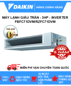 Máy lạnh giấu trần nối ống gió 3HP Daikin Inverter