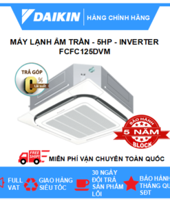 Máy lạnh âm trần 5HP Daikin Inverter